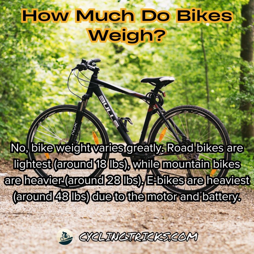 How Much Do Bikes Weigh