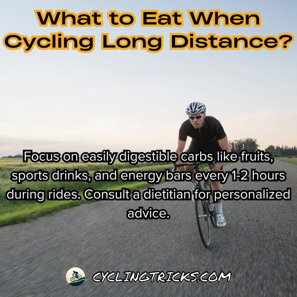 What to Eat When Cycling Long Distance