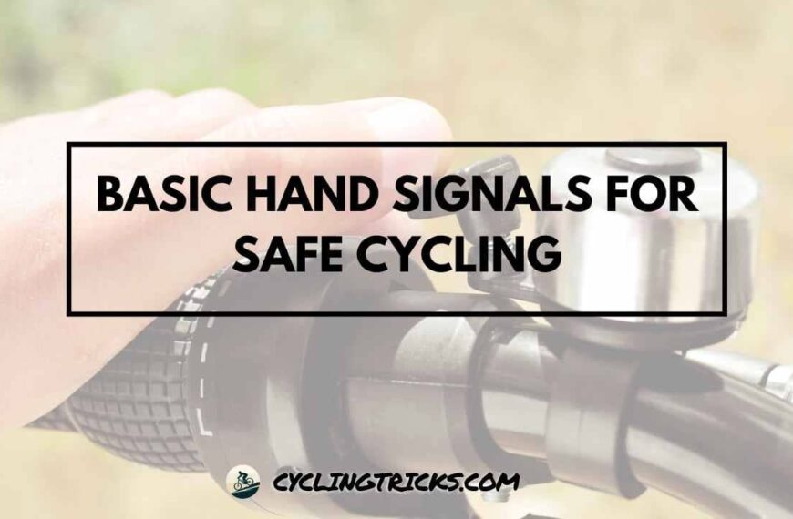 Basic Hand Signals for Safe Cycling