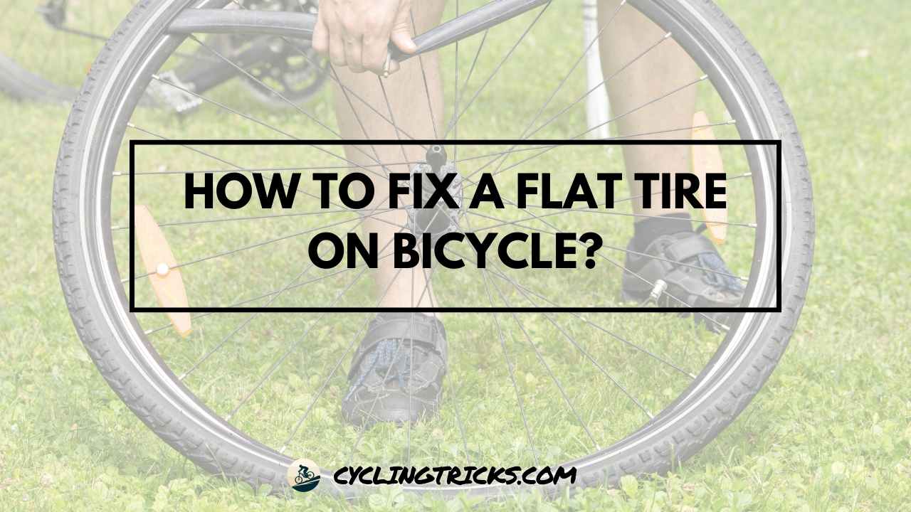 How to fix a flat tire on bicycle