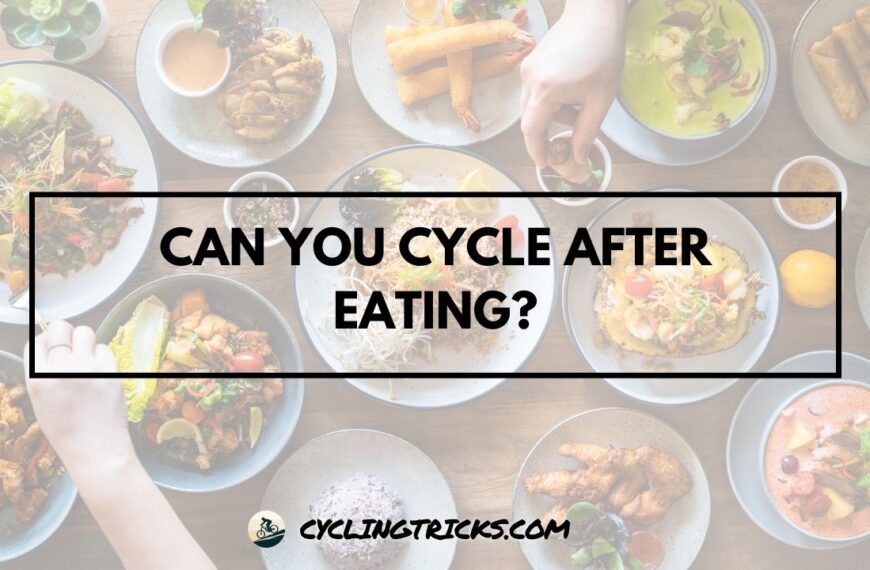 Can You Cycle After Eating - Featured Image