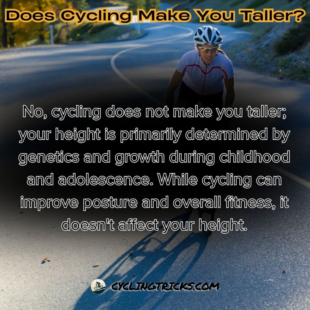 Does Cycling Make You Taller or Does Cycling Increase Height