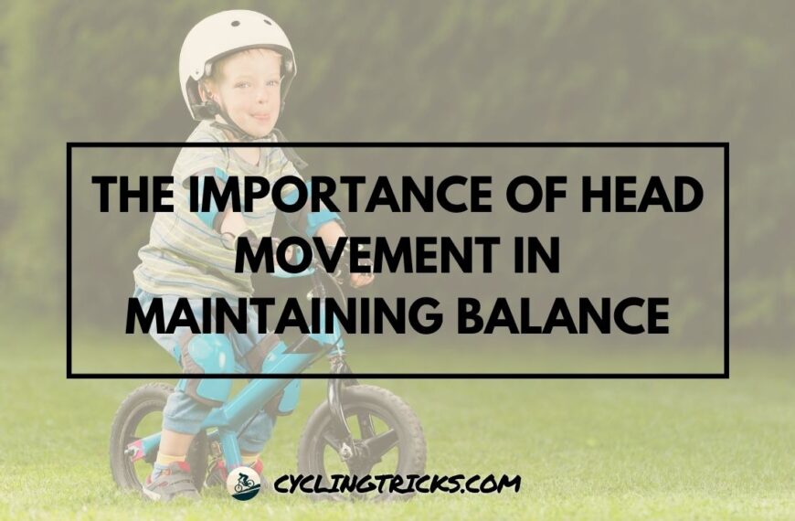 The Importance of Head Movement in Maintaining Balance